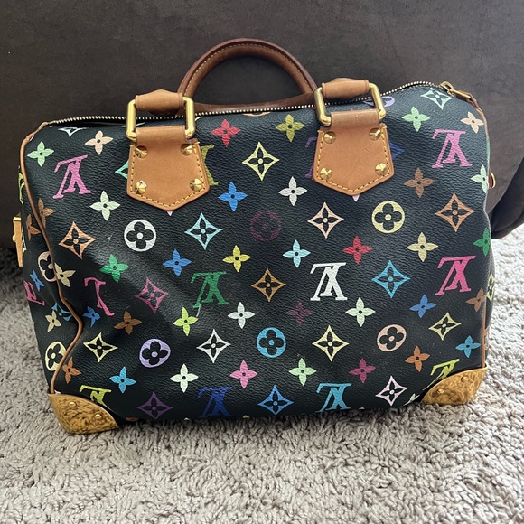 Authentic Louis Vuitton Speedy Monogram Multicolor handbag - Picture 4 of 6